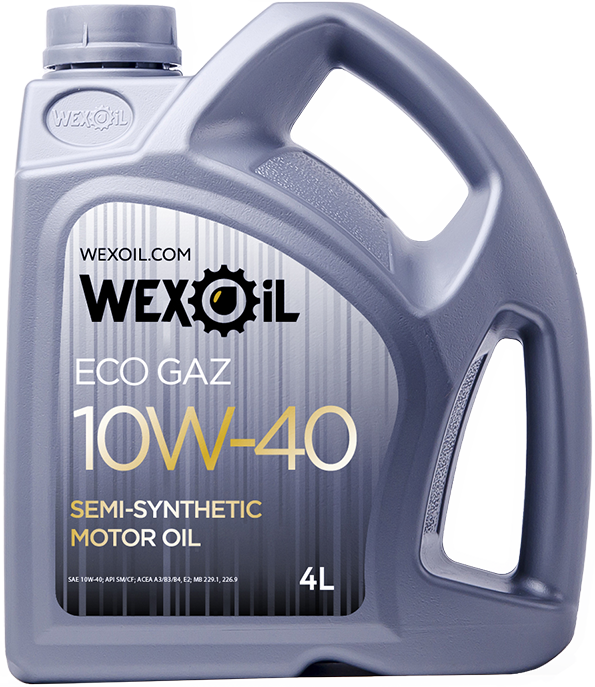 Олива моторна WEXOIL ECO GAZ 10W-40 4L